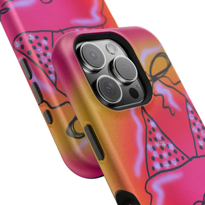 MagSafe "glitter bikini" airbrush iPhone case