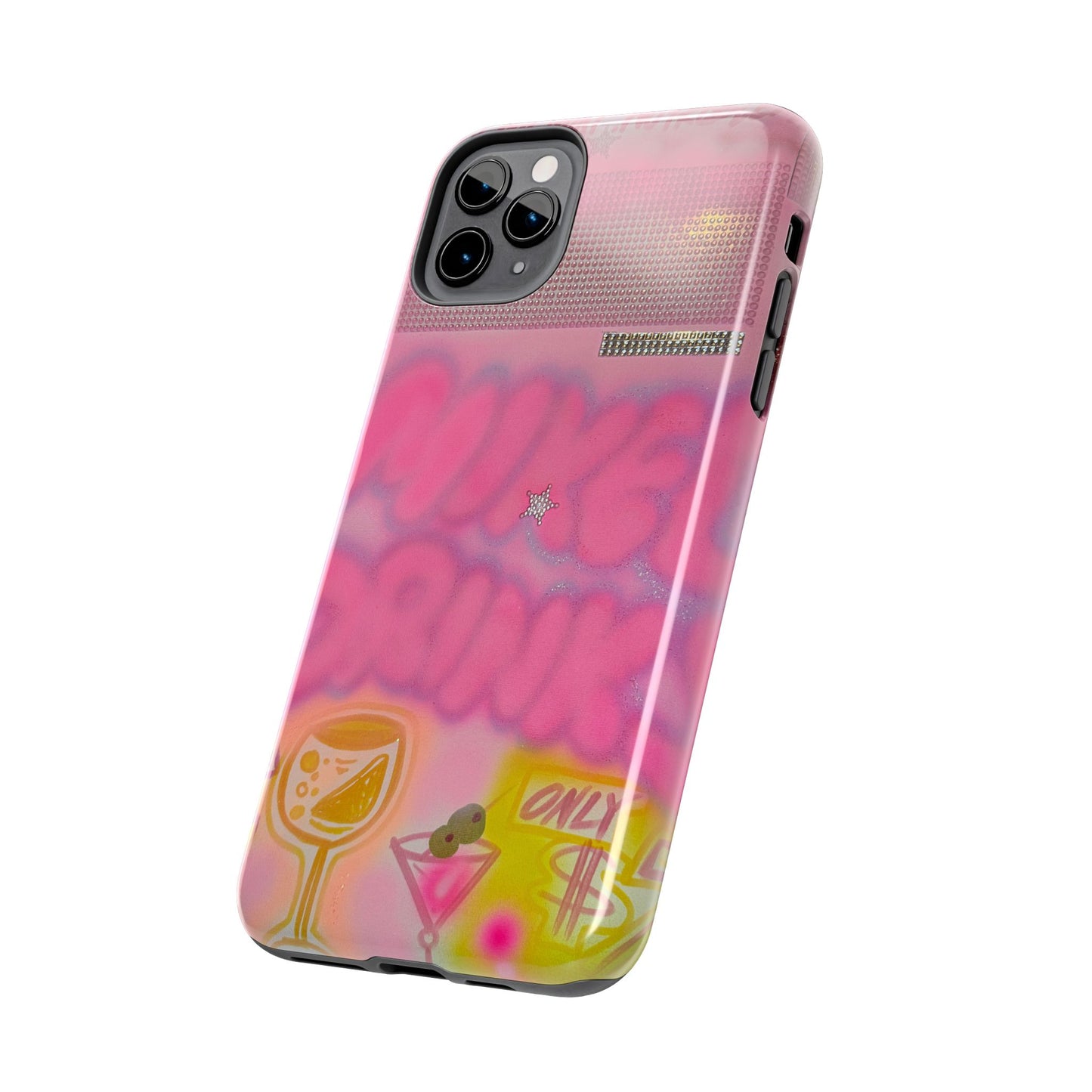 "mixed drinks" airbrush iPhone case