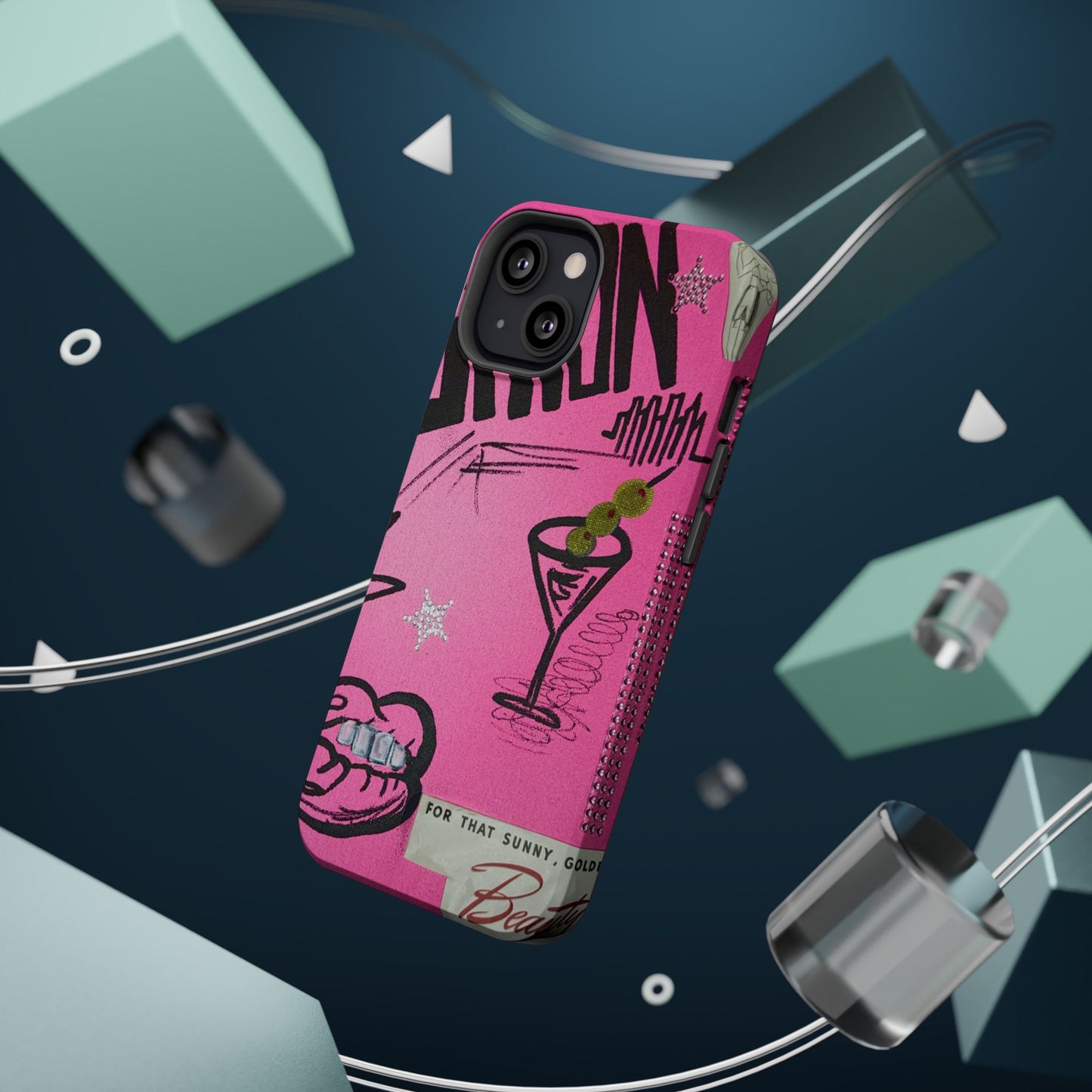 MagSafe "high fashion" airbrush iPhone case