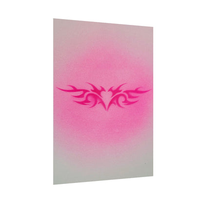 "trampstamp" airbrush rolled print