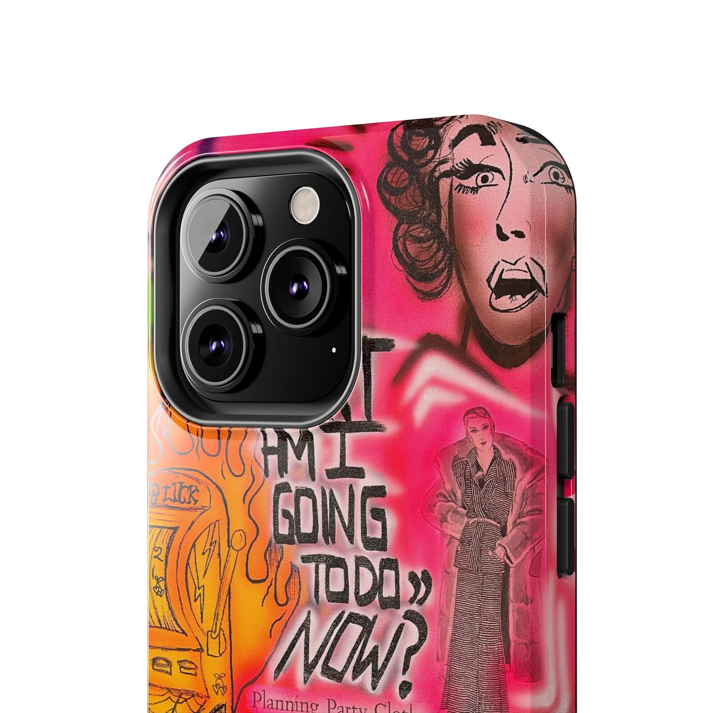 "out of luck" airbrush iPhone case