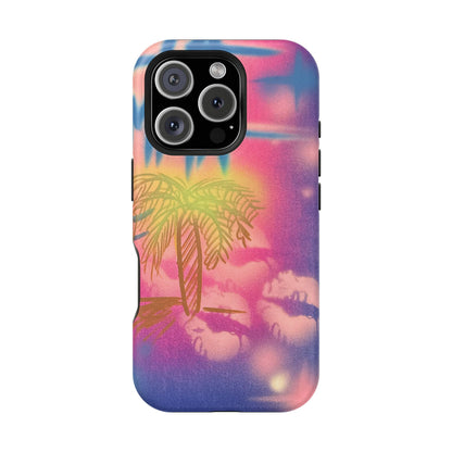 MagSafe "glowy night" airbrush iPhone case