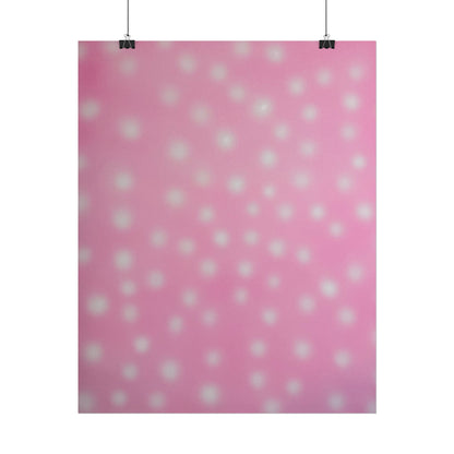 "strawberry swirl polka dot" airbrush rolled print