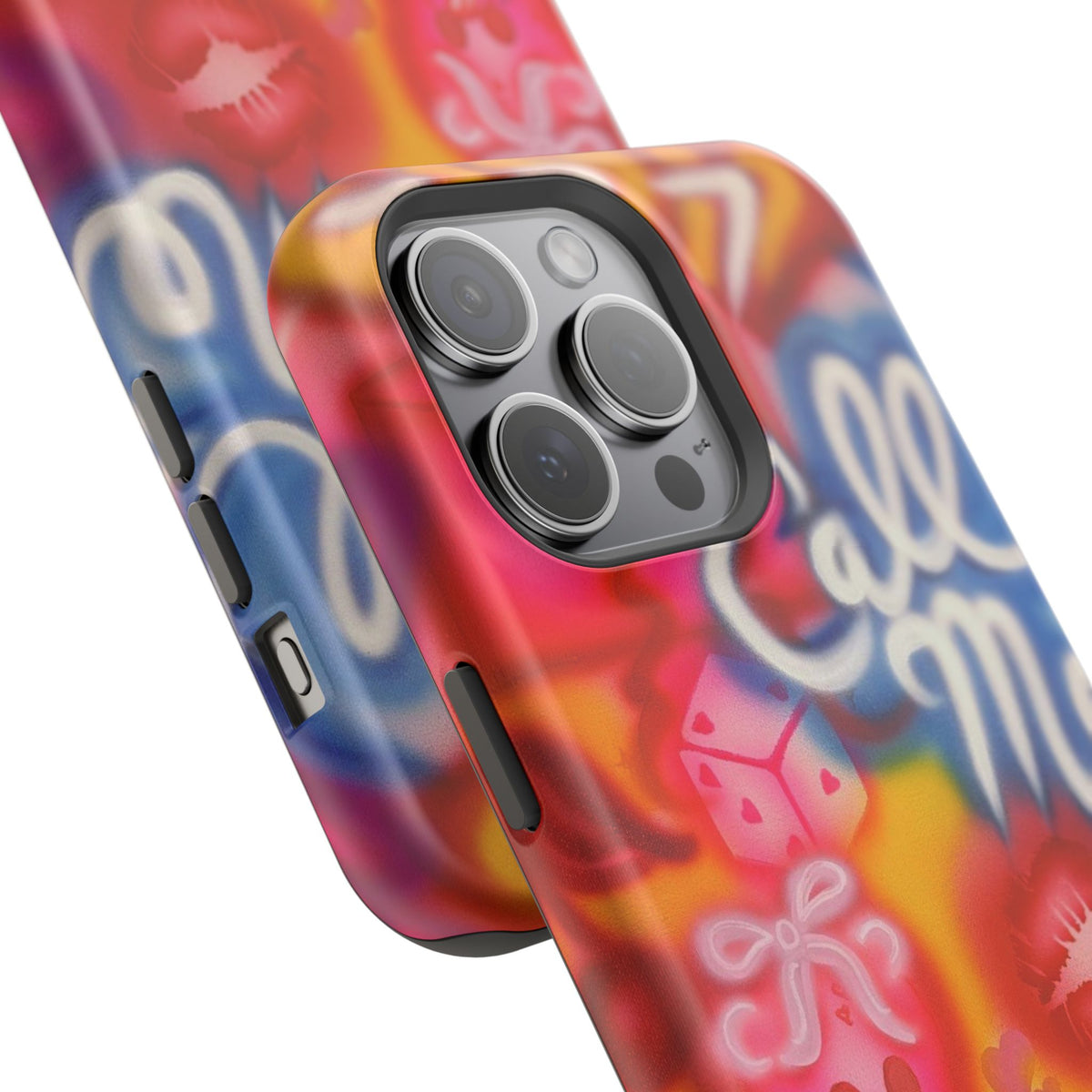 MagSafe "CALL ME!" airbrush iPhone case