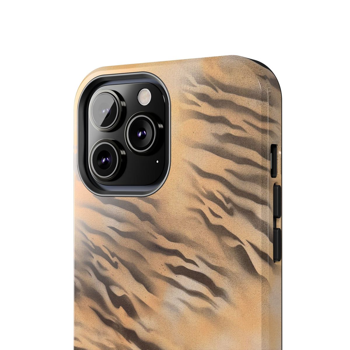 neutral tiger airbrush iPhone case