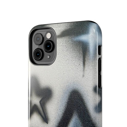 "black & white stars" airbrush iPhone case