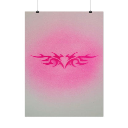 "trampstamp" airbrush rolled print