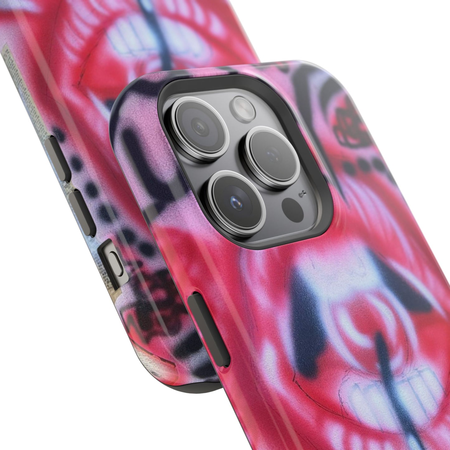 MagSafe "be happy, go lucky" Airbrush-iPhone-Hülle