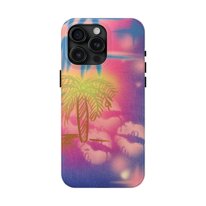 "glowy night" airbrush iPhone case