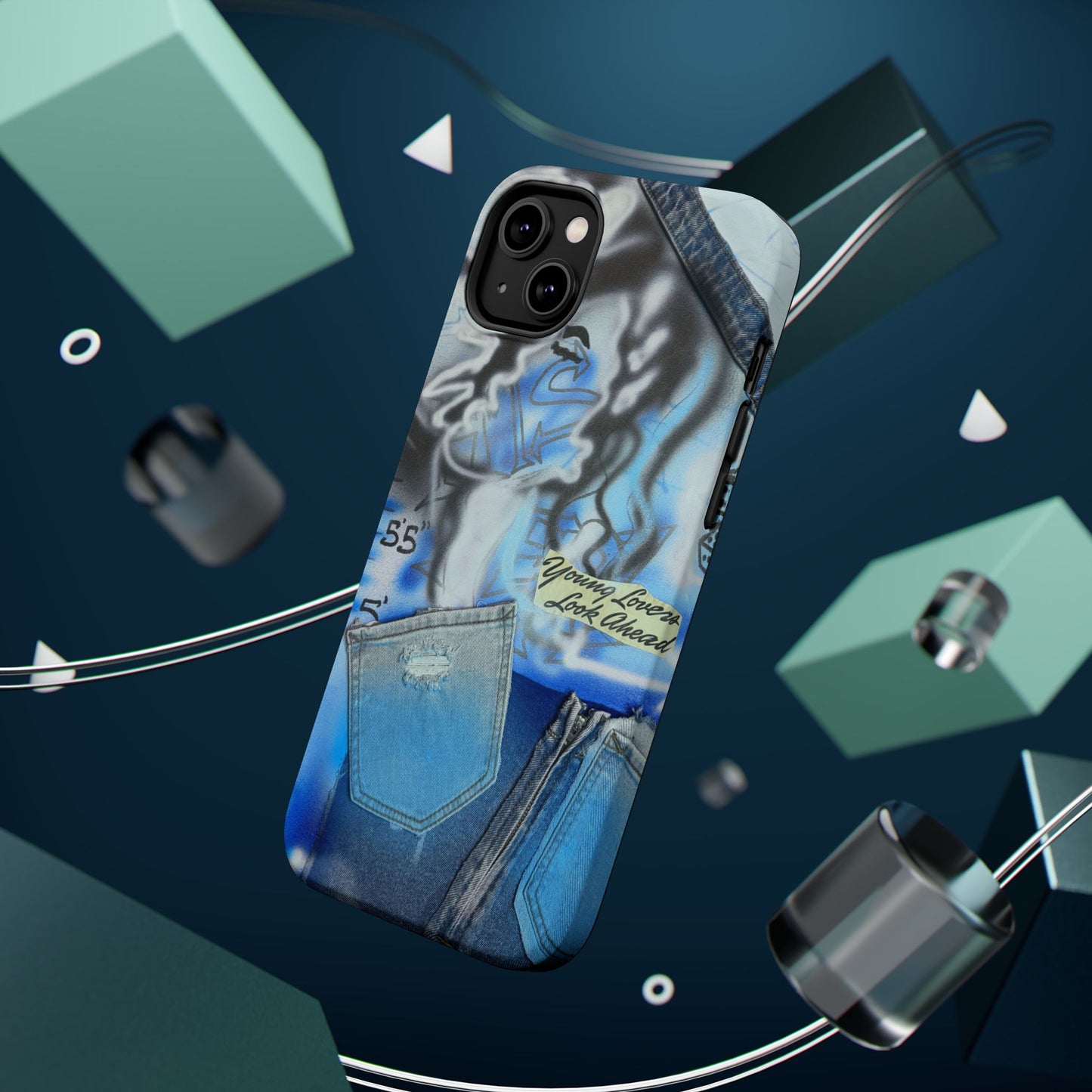 MagSafe "young lovers" airbrush iPhone case