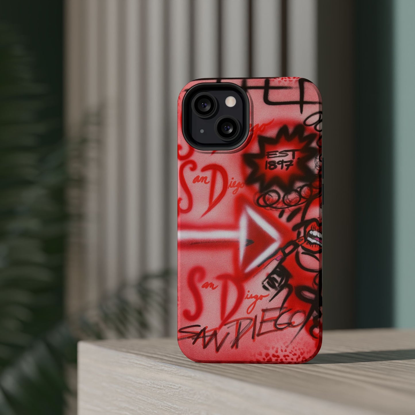 MagSafe "San Diego" Airbrush iPhone-Hülle