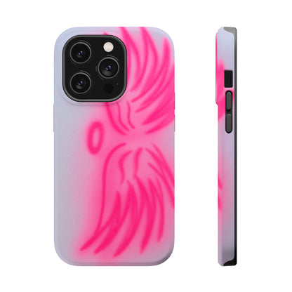 MagSafe "angel wings" airbrush iPhone case