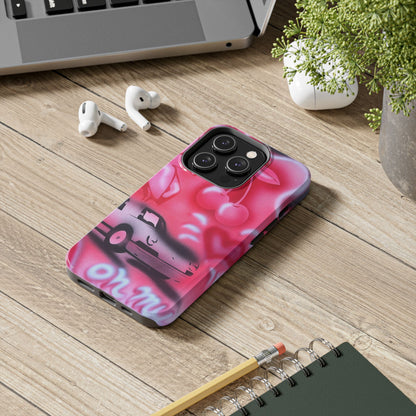 "on her way" airbrush iPhone case