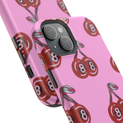 MagSafe "cami cherry pink" Airbrush iPhone Hülle