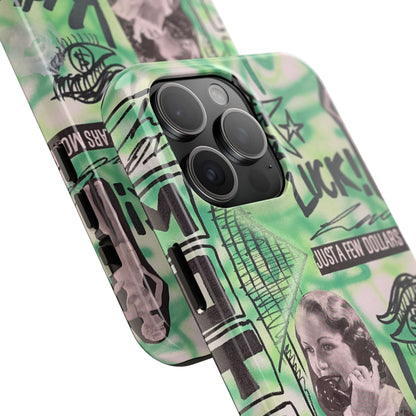 "lust over luck" airbrush iPhone case