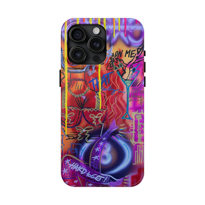 "shots on me" airbrush iPhone case