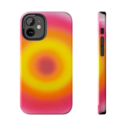 "pink lemonade aura" airbrush iPhone case