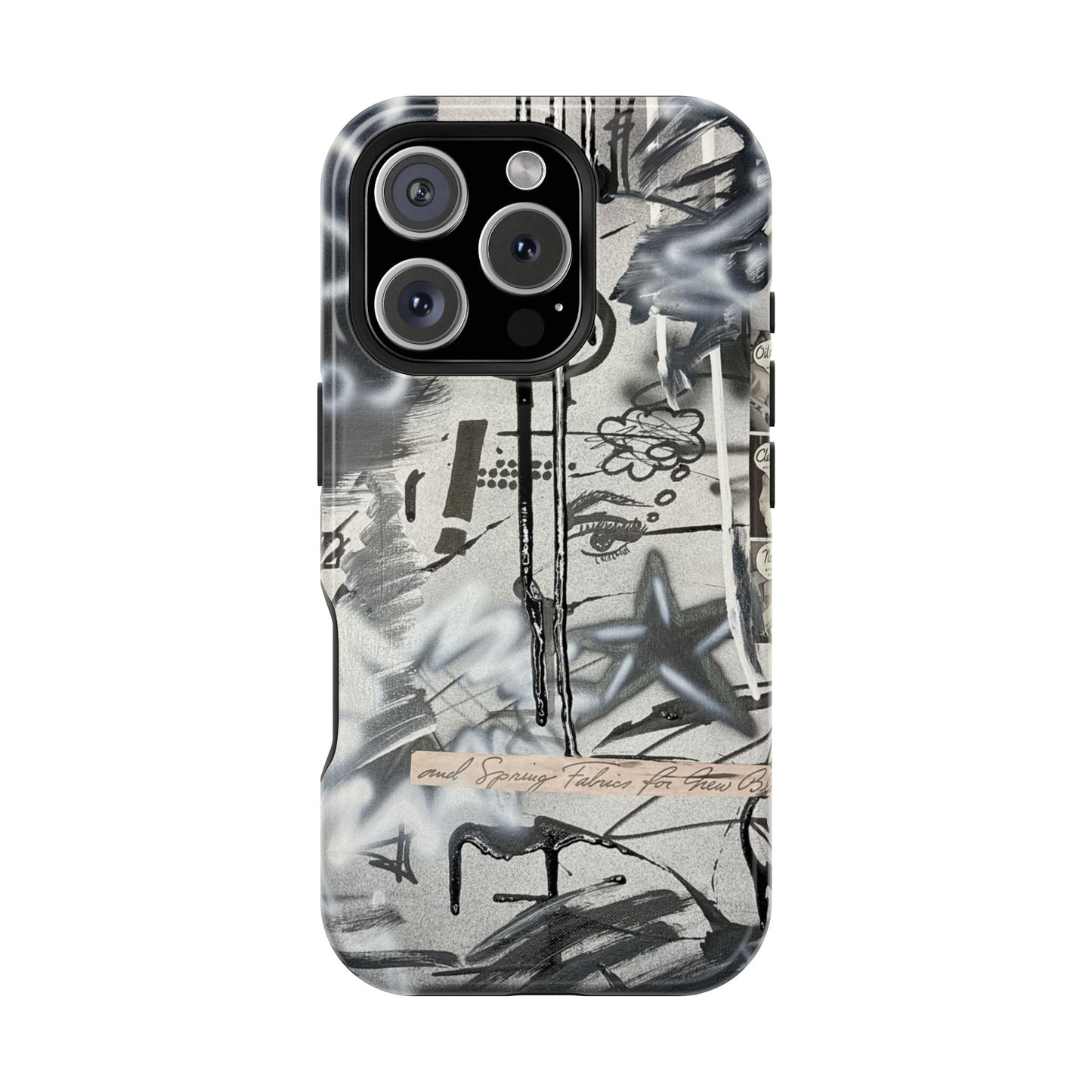 MagSafe "monochrome mood" airbrush iPhone case