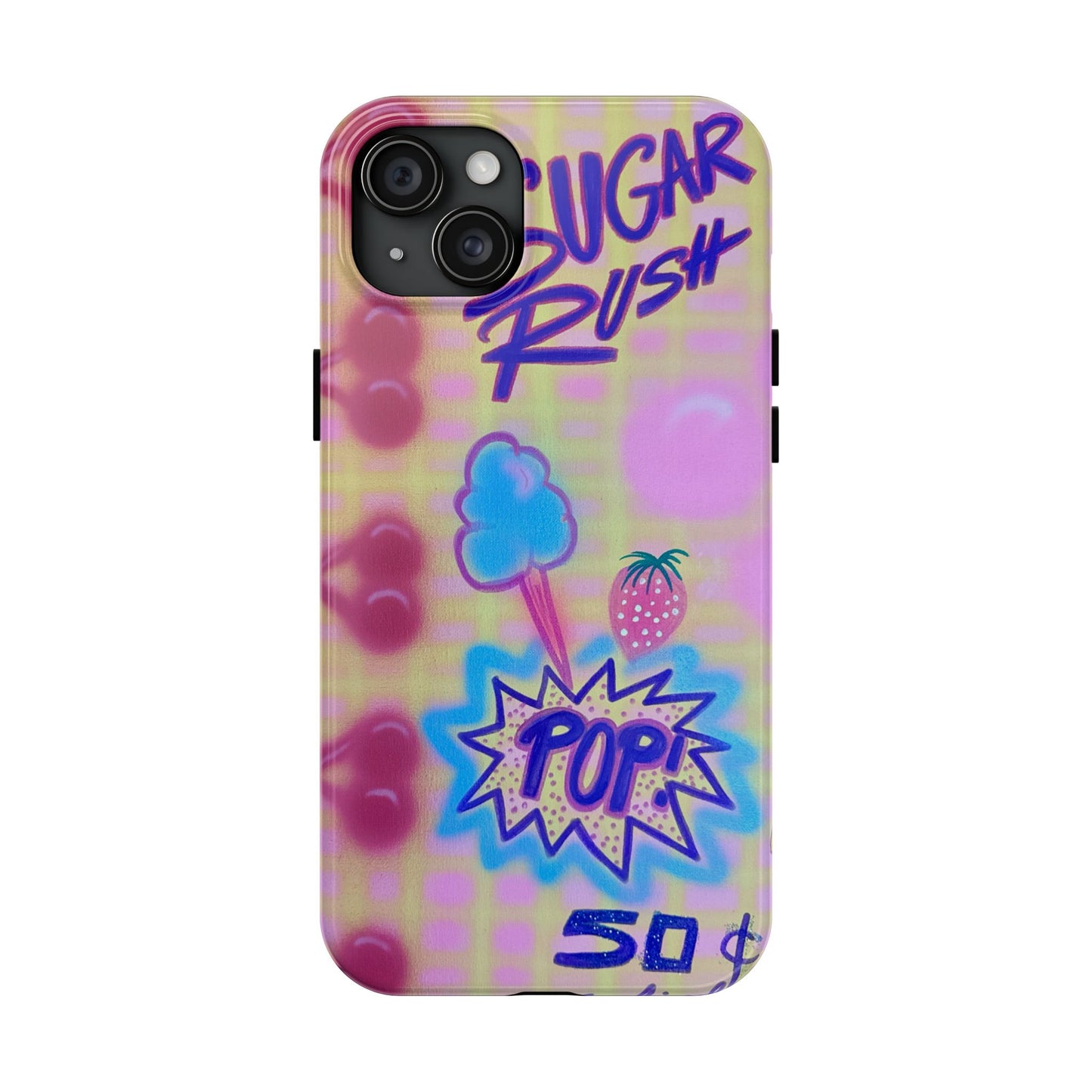 "sugar rush" airbrush iPhone case