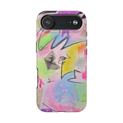 "pastel static" airbrush iPhone case