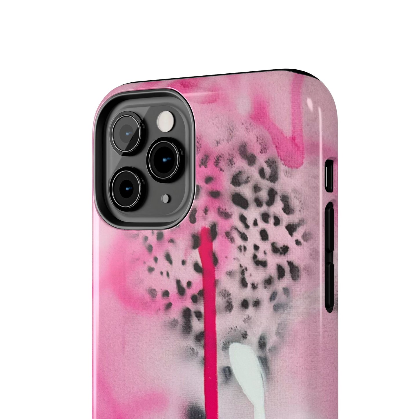 "pink cheetah" airbrush iPhone case