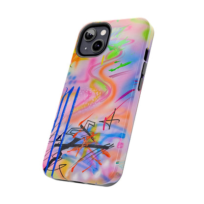 "neon haze" airbrush iPhone case