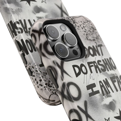 MagSafe "i am fashion" airbrush iPhone case
