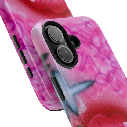 "glitter aura" airbrush iPhone case