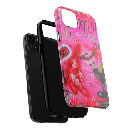 "extra dirty, plz!" airbrush iPhone case