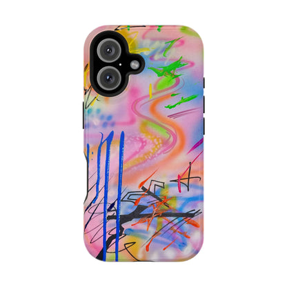 MagSafe "neon haze" airbrush iPhone case