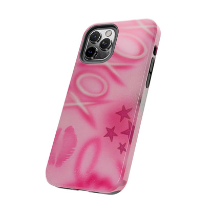 "perfectly pink" airbrush iPhone case