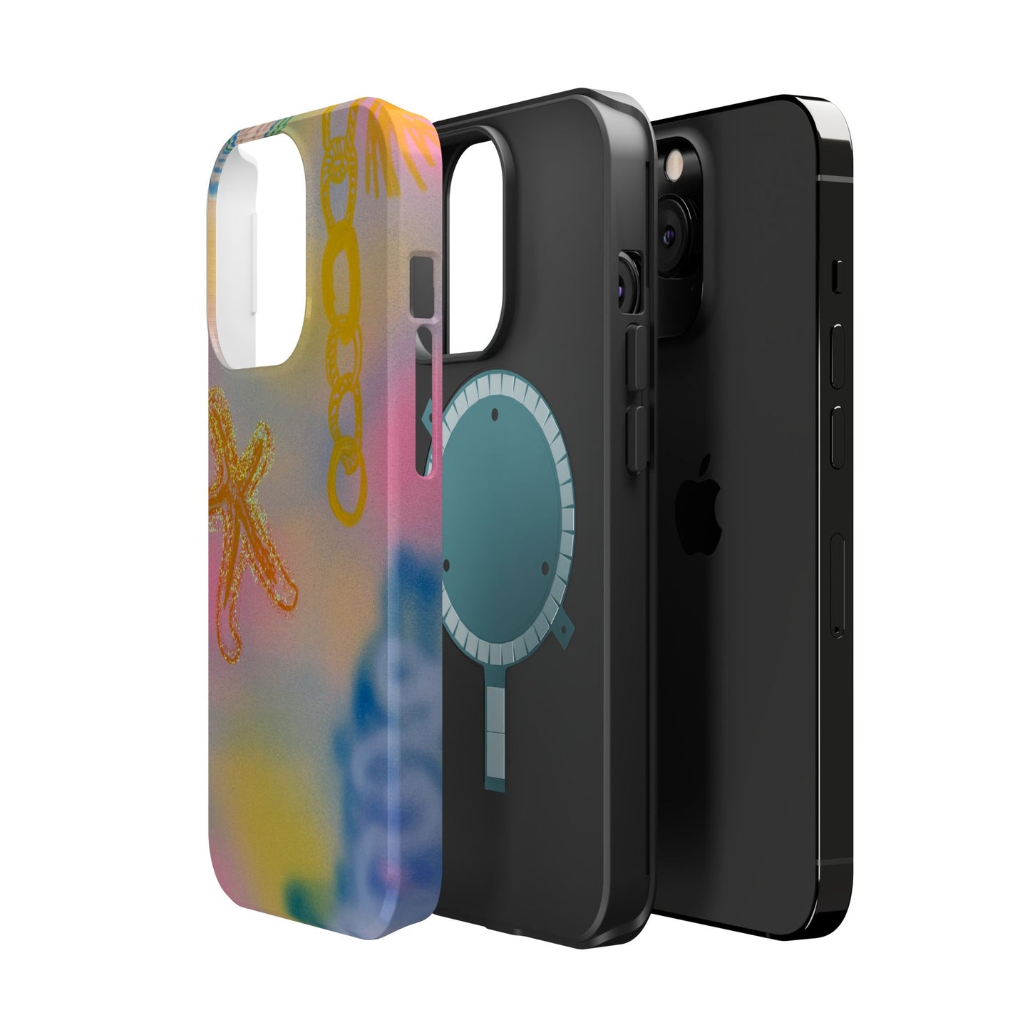 MagSafe "sweet starfish" airbrush iPhone case
