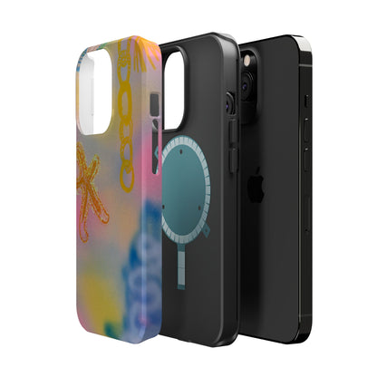 MagSafe "sweet starfish" airbrush iPhone case