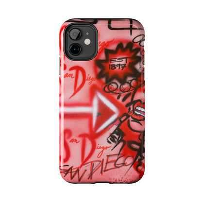 "san diego" airbrush iPhone case