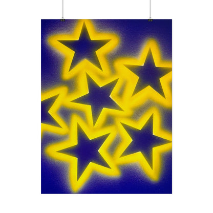 "cosmic crush" airbrush rolled print