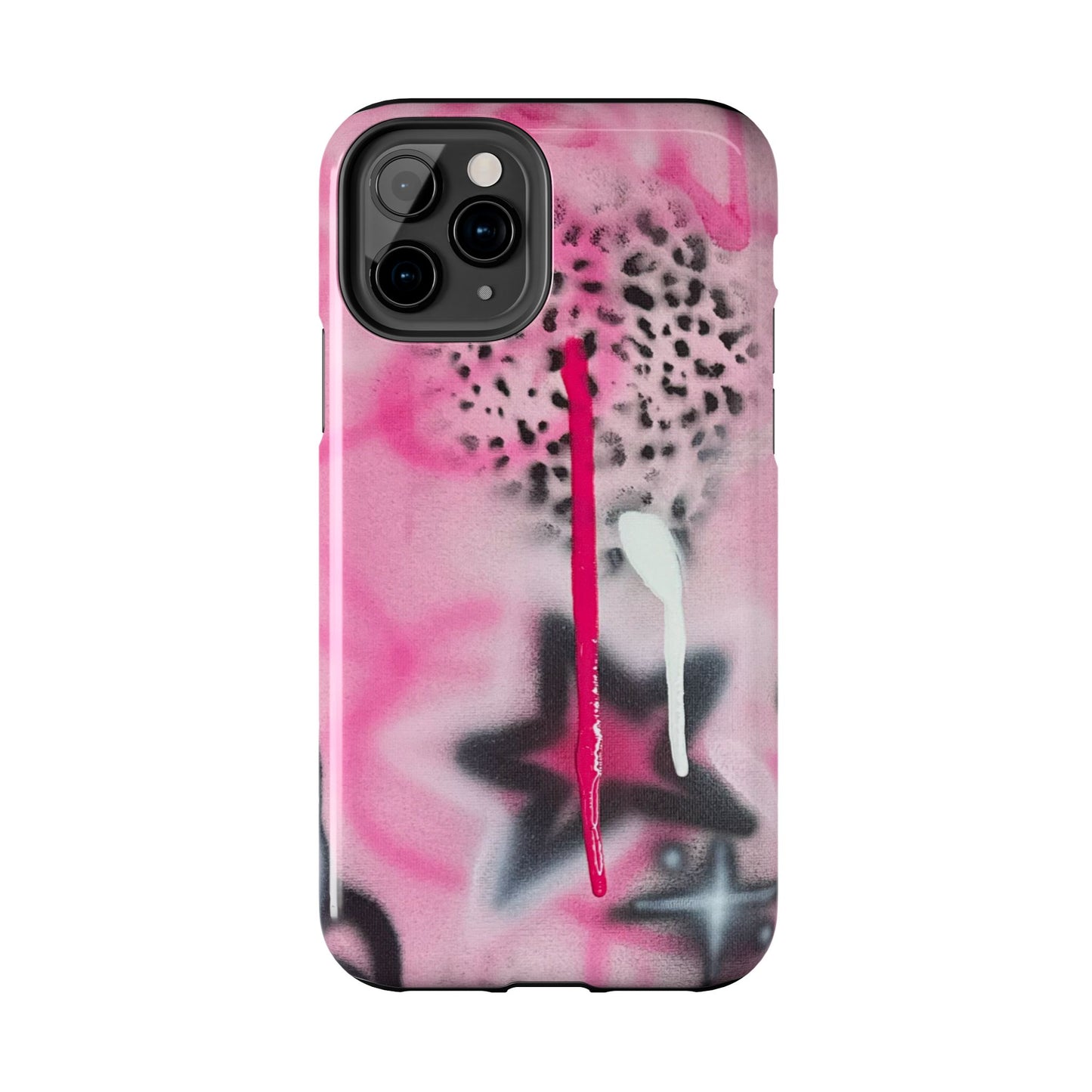 "pink cheetah" airbrush iPhone case