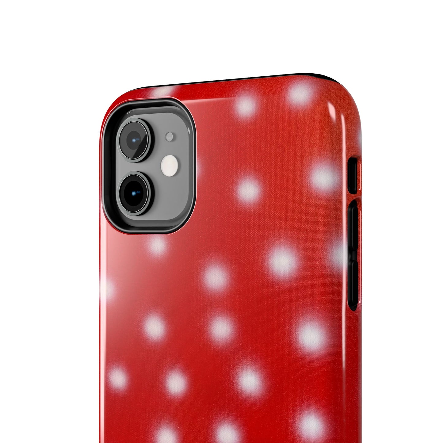 "cherry crush polka dot" airbrush iPhone case