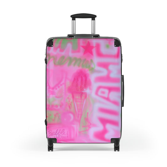 "miami matcha" airbrush suitcase
