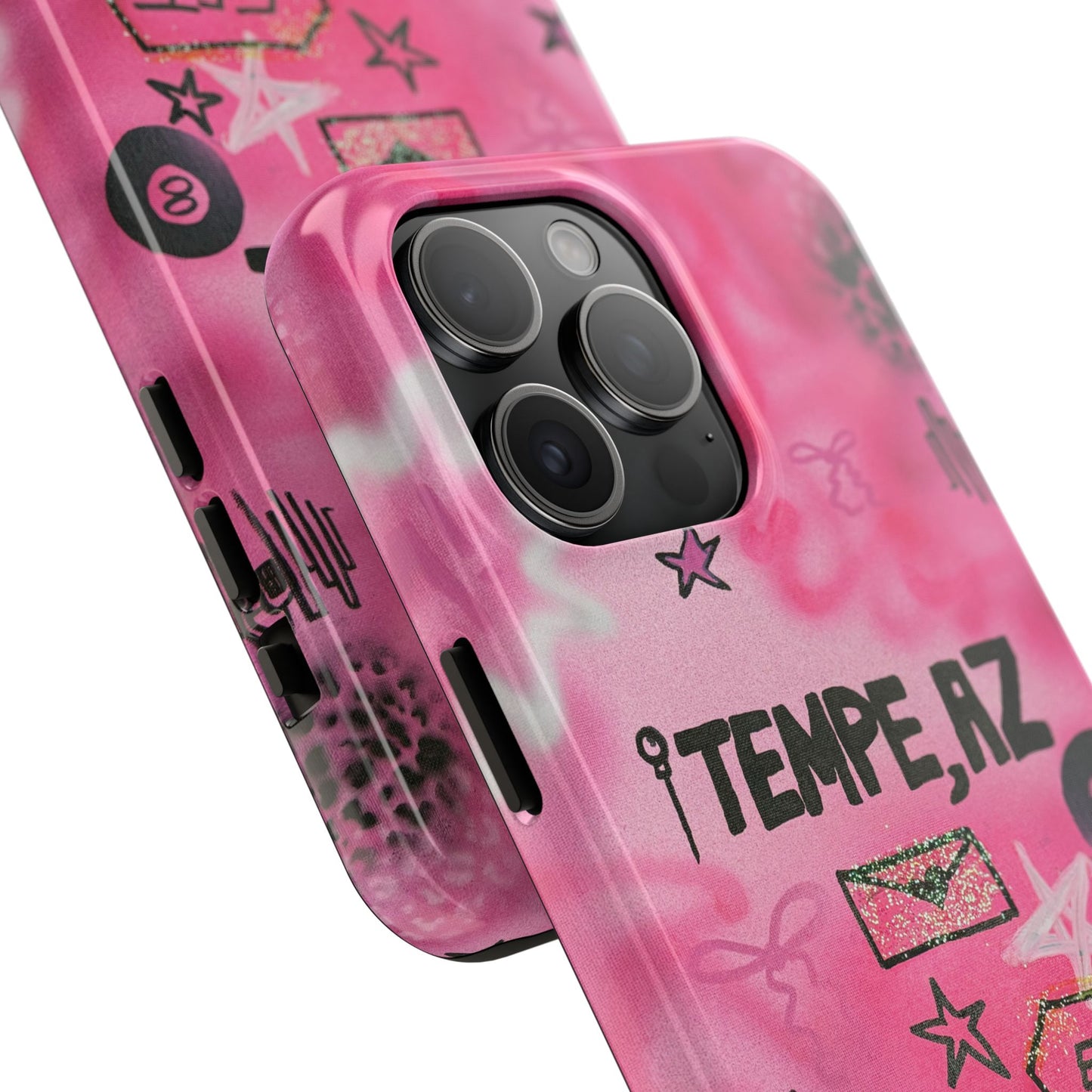 "tempe, az pt. 2" airbrush iPhone case