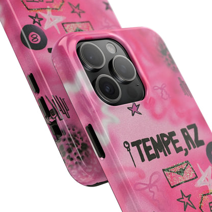 "tempe, az pt. 2" airbrush iPhone case