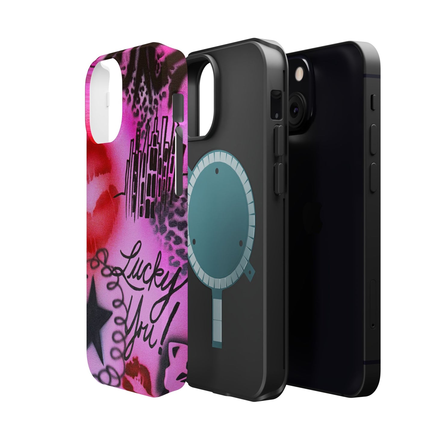 MagSafe "ulterior motive" airbrush iPhone case