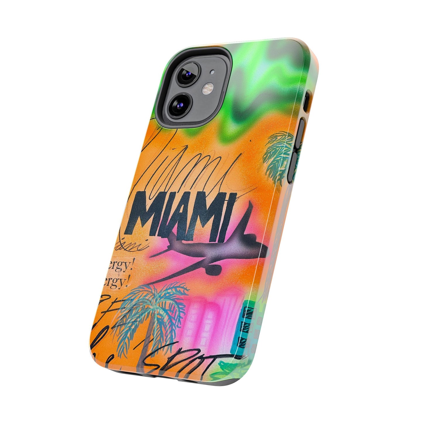 "miami, fl" airbrush iPhone case
