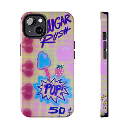 "sugar rush" airbrush iPhone case