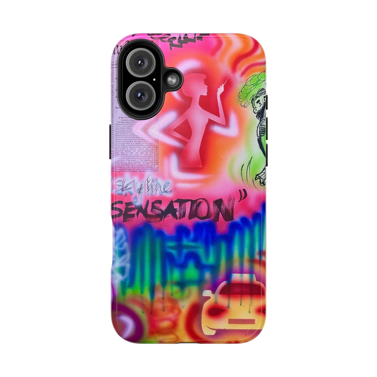 "skyline sensation" airbrush iPhone case