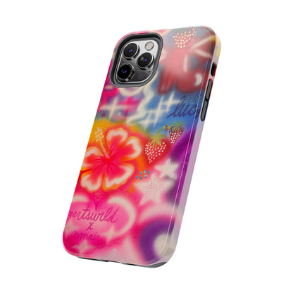 "luck and luv" airbrush iPhone case