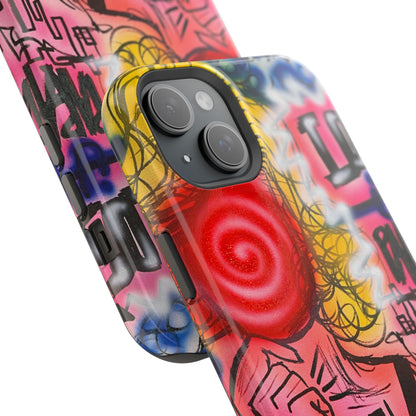 MagSafe „Lost in Paradise“ Airbrush-iPhone-Hülle
