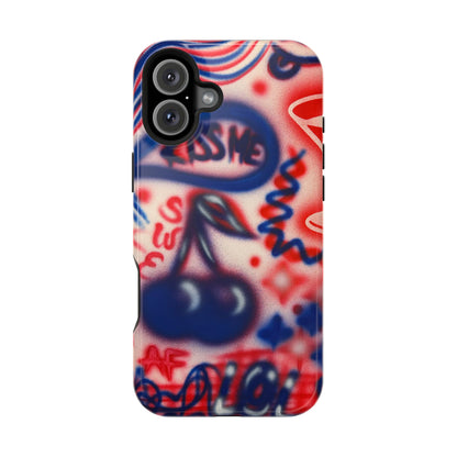 MagSafe „Kiss me“ Airbrush iPhone-Hülle