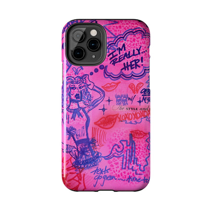 "really "HER!" airbrush iPhone case