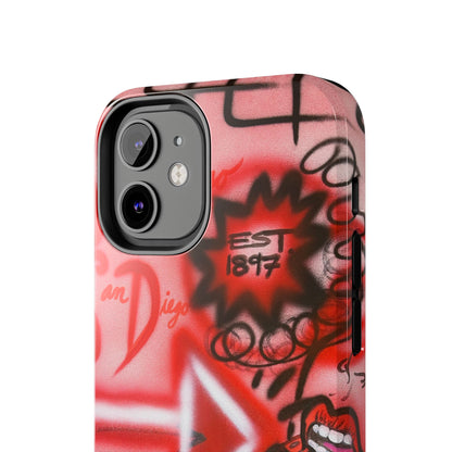 "san diego" airbrush iPhone case