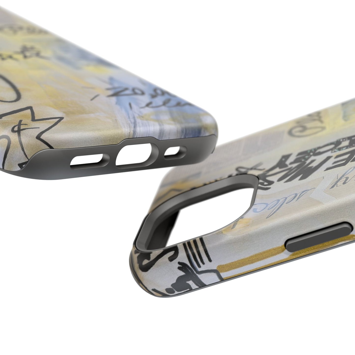 MagSafe "golden glacier" airbrush iPhone case